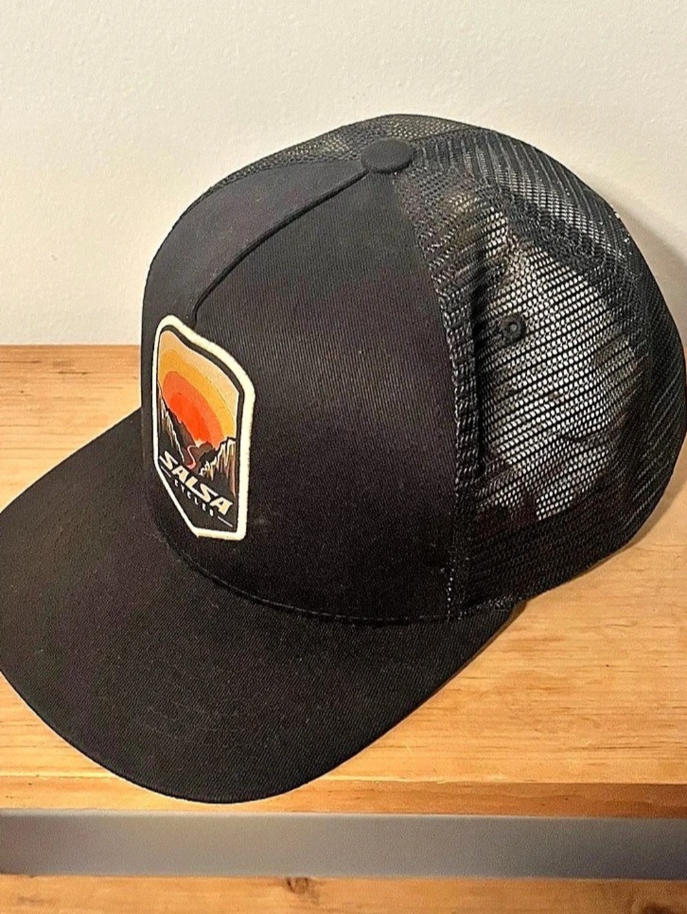 Salsa Black Trucker Hat Like New